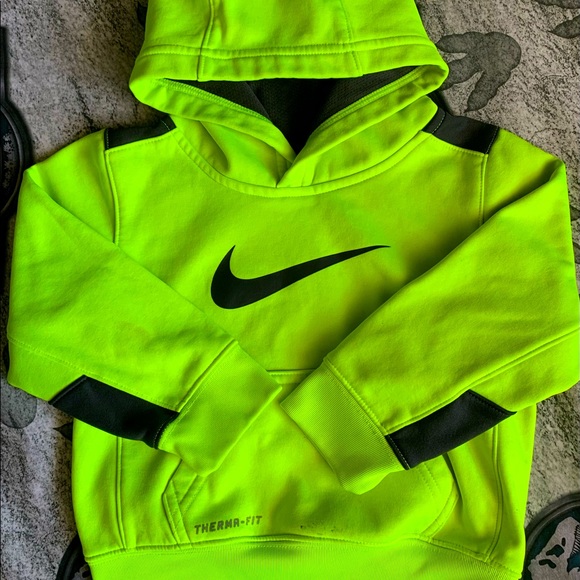 Nike Sweatshirt Neon Yellow 2T - Picture 1 of 2